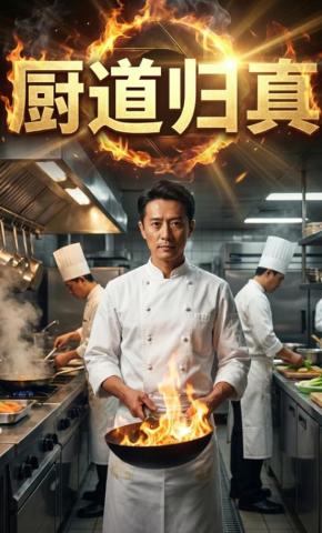 短剧《厨道归真》海报