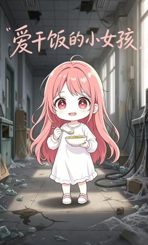 短剧《爱干饭的小女孩》海报