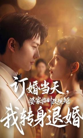 短剧《订婚当天，婆家临时改规矩我转身退婚》海报