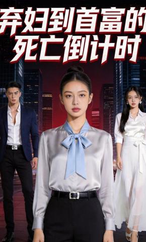 短剧《弃妇到首富的死亡倒计时》海报