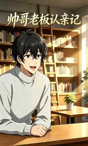 短剧《帅哥老板认亲记》海报