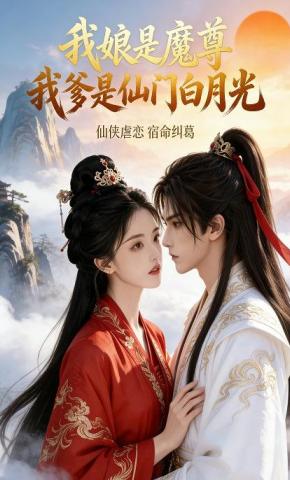 短剧《我娘是魔尊，我爹是仙门白月光》海报