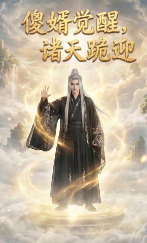 短剧《傻婿觉醒，诸天跪迎》海报