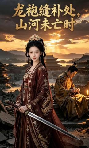 短剧《龙袍缝补处，山河未亡时》海报