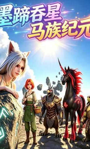 短剧《墨蹄吞星：马族纪元》海报