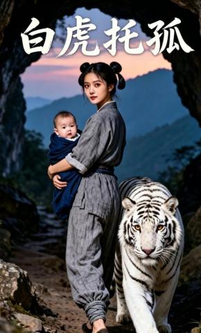 短剧《白虎托孤》海报