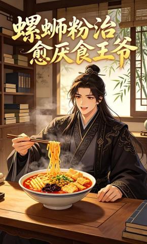 短剧《螺蛳粉治愈厌食王爷》海报