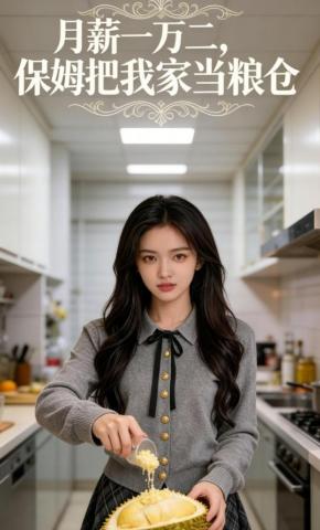短剧《月薪一万二，保姆把我家当粮仓》海报
