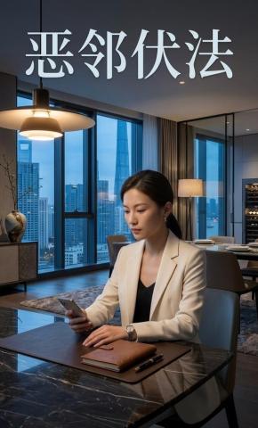 短剧《恶邻伏法》海报