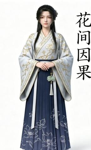 短剧《花间因果》海报