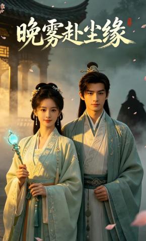 短剧《晚雾赴尘缘》海报
