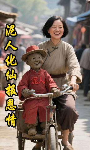 短剧《泥人化仙报恩情》海报