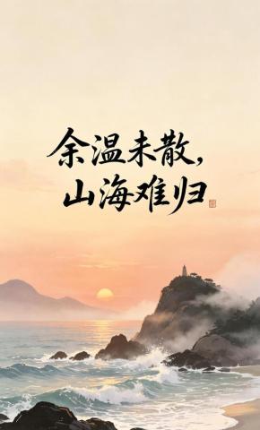 短剧《余温未散，山海难归》海报