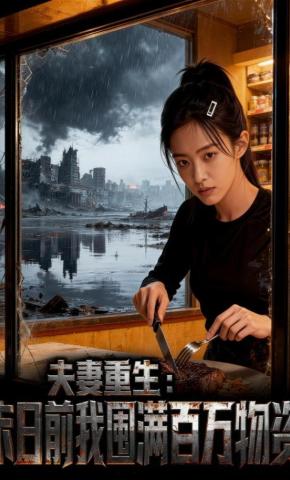 短剧《夫妻重生：末日前我囤满百万物资》海报