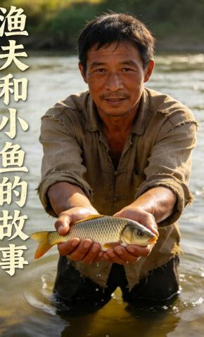 短剧《渔夫和小鱼的故事》海报