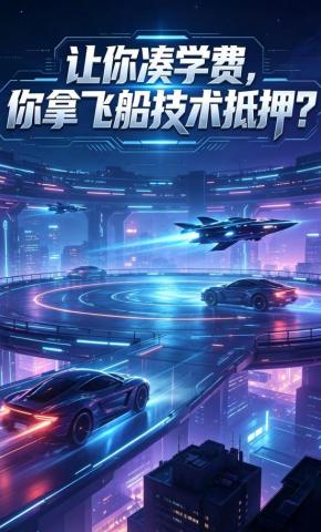 短剧《让你凑学费，你拿飞船技术抵押？》海报