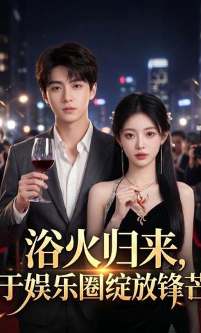 短剧《浴火归来，于娱乐圈绽放锋芒》海报