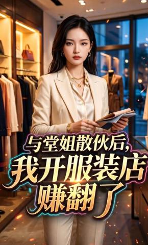 短剧《与堂姐散伙后，我开服装店赚翻了》海报