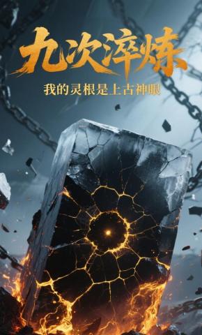 短剧《九次淬炼：我的灵根是上古神眼》海报