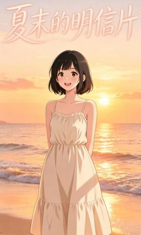 短剧《夏末的明信片》海报