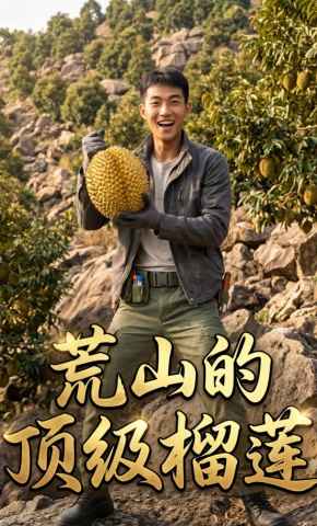 短剧《荒山的顶级榴莲》海报