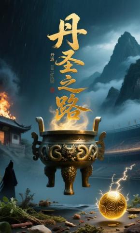 短剧《丹圣之路》海报