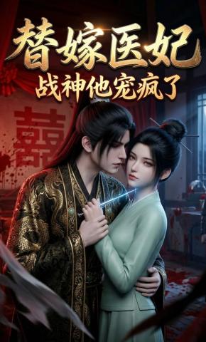 短剧《替嫁医妃：战神他宠疯了》海报