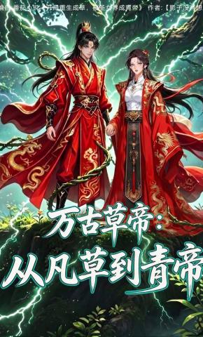 短剧《万古草帝：从凡草到青帝》海报