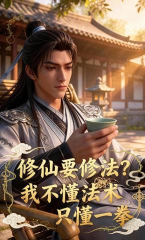 短剧《修仙要修法？我不懂法术只懂一拳》海报