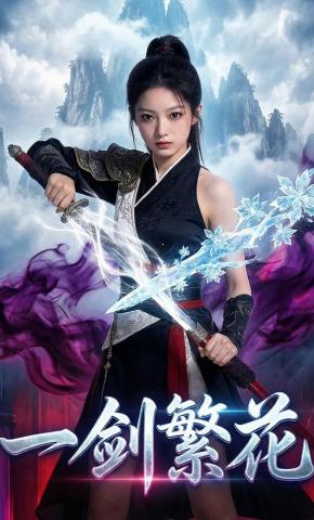 短剧《一剑繁花》海报