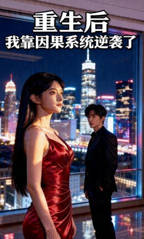 短剧《重生后我靠因果系统逆袭了》海报
