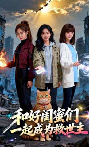 短剧《和好闺蜜们一起成为救世主》海报