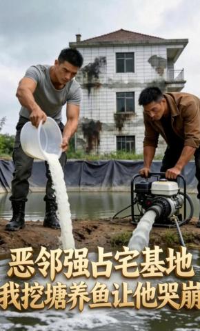 短剧《恶邻强占宅基地我挖塘养鱼让他哭崩》海报