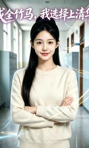 短剧《成全竹马，我选择上清华》海报