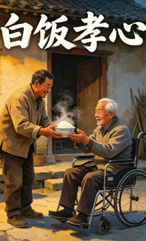 短剧《白饭孝心》海报