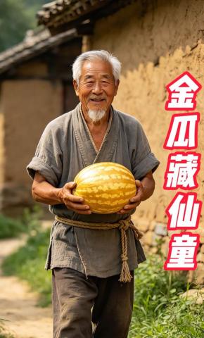短剧《金瓜藏仙童》海报