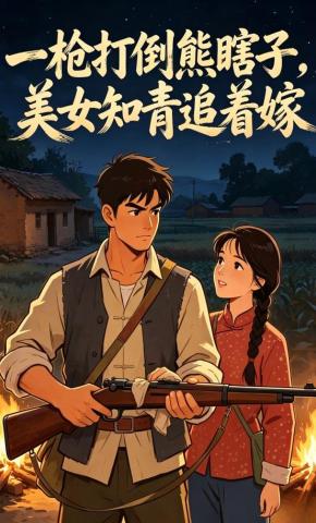 短剧《一枪打倒熊瞎子，美女知青追着嫁》海报