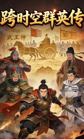 短剧《跨时空群英传》海报