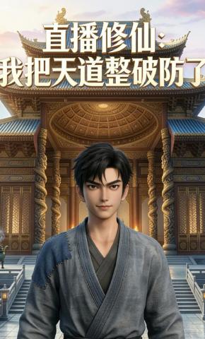 短剧《直播修仙：我把天道整破防了》海报