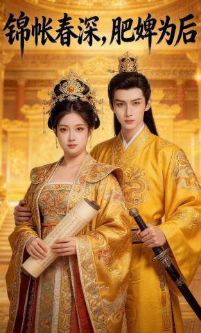 短剧《锦帐春深，肥婢为后》海报
