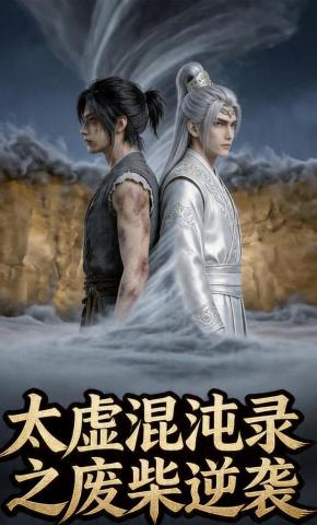 短剧《太虚混沌录之废柴逆袭》海报