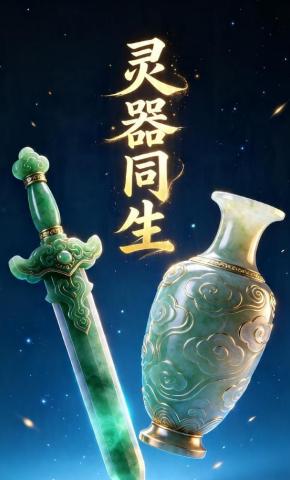 短剧《灵器同生》海报