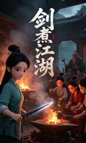 短剧《剑煮江湖》海报