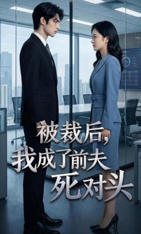 短剧《被裁后，我成了前夫死对头》海报