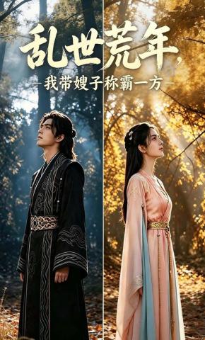 短剧《乱世荒年，我带嫂子称霸一方》海报