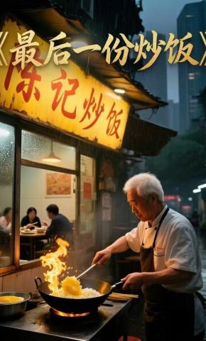 短剧《最后一份炒饭》海报