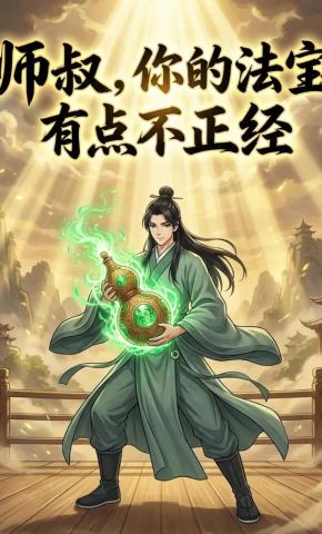 短剧《师叔，你的法宝有点不正经》海报