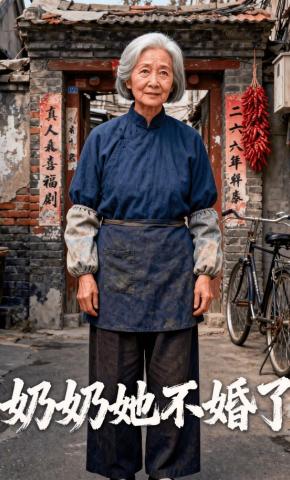 短剧《奶奶她不婚了》海报