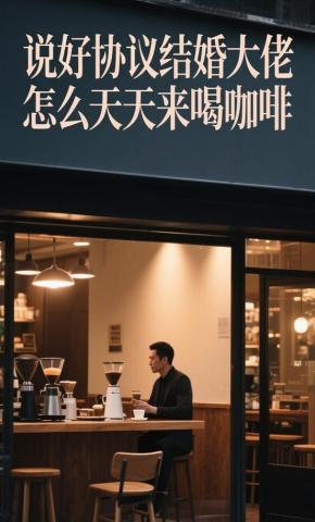 短剧《说好协议结婚，大佬怎么天天来喝咖啡》海报