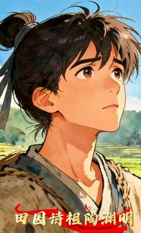 短剧《田园诗祖陶渊明》海报